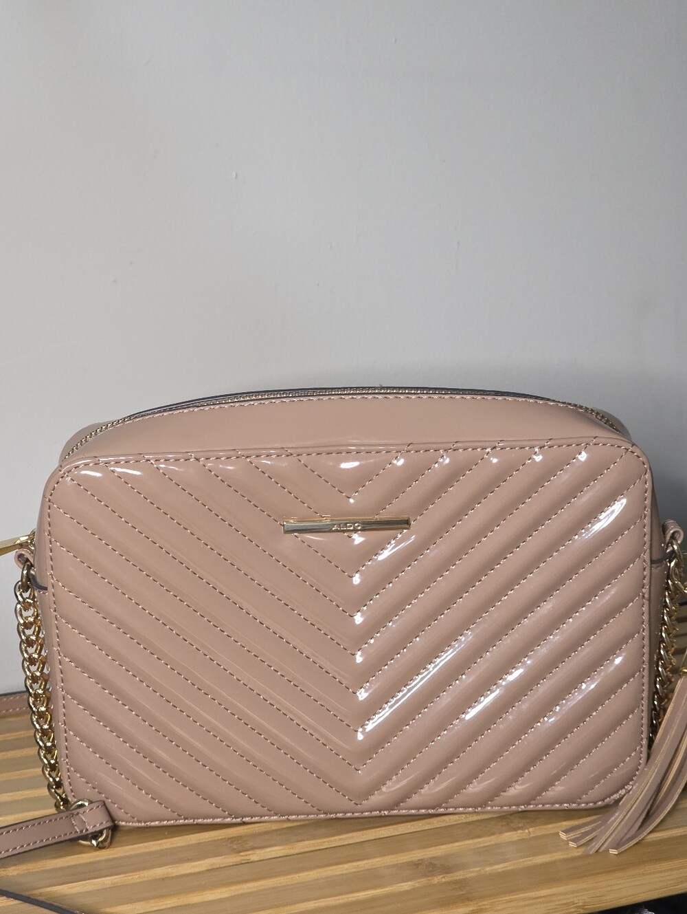 Aldo Chevron Crossbody Bag